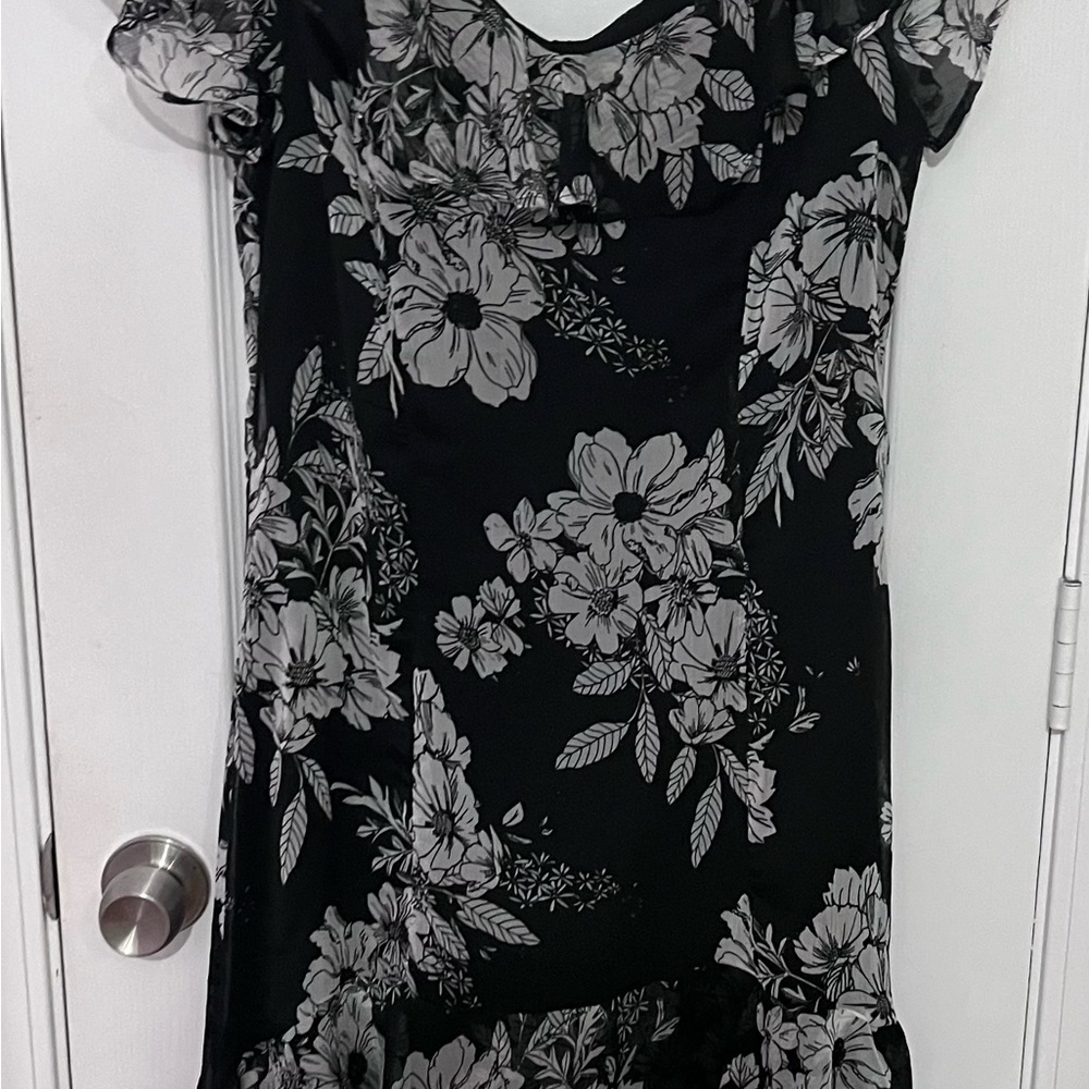 Colleen Lopez Black Floral Dress
